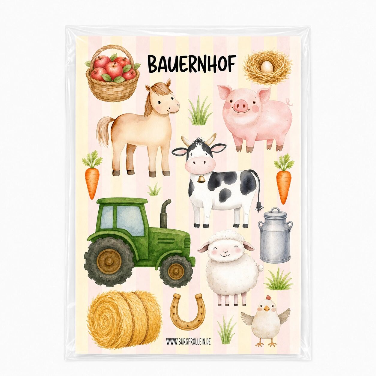 Iron-on transfer set "Farm" (DIN A5)