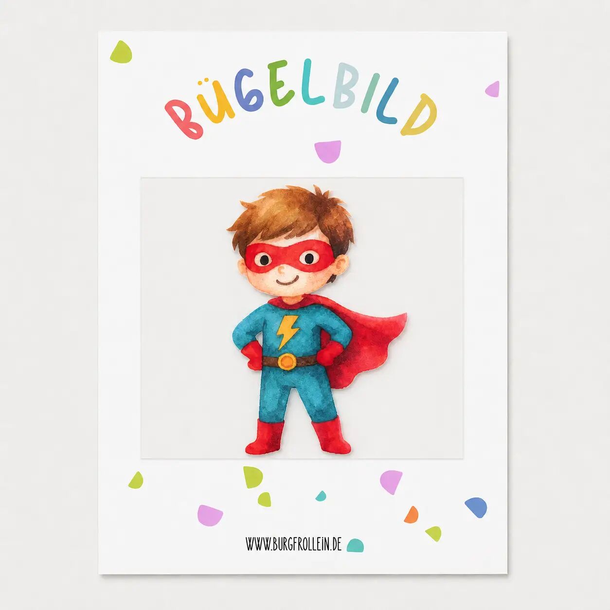 Iron-on transfer "Superhero" (A6)