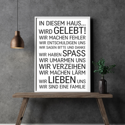 Affiche « Cette maison est habitée. »" <