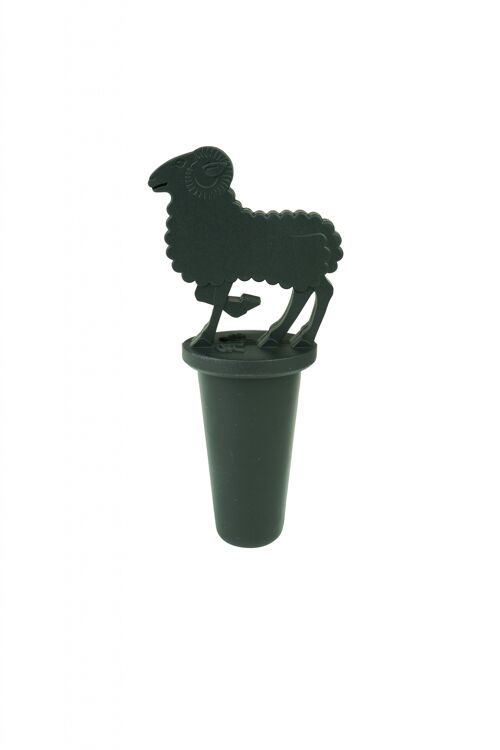 Wine Stopper Ram, black