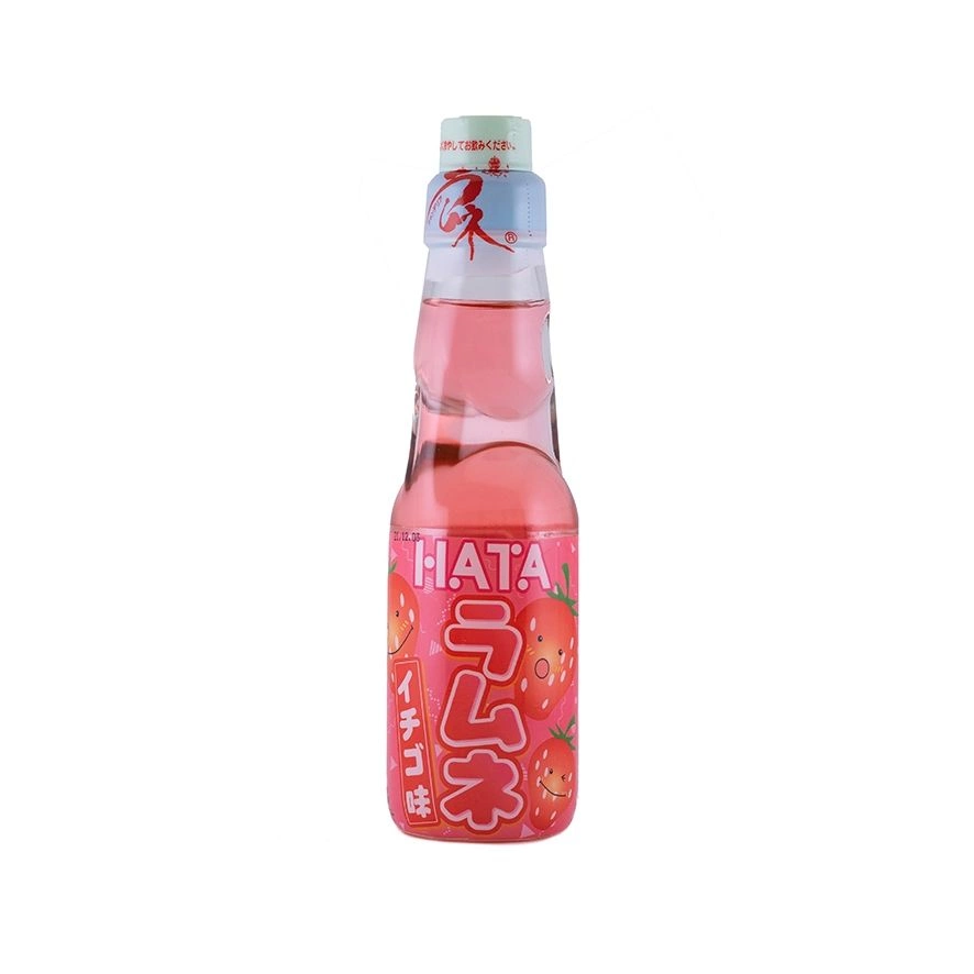 Limonade japonaise Ramune - Fraise 200ml (HATAKOSEN)