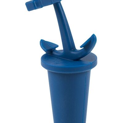 Wine Stopper Anchor, blue