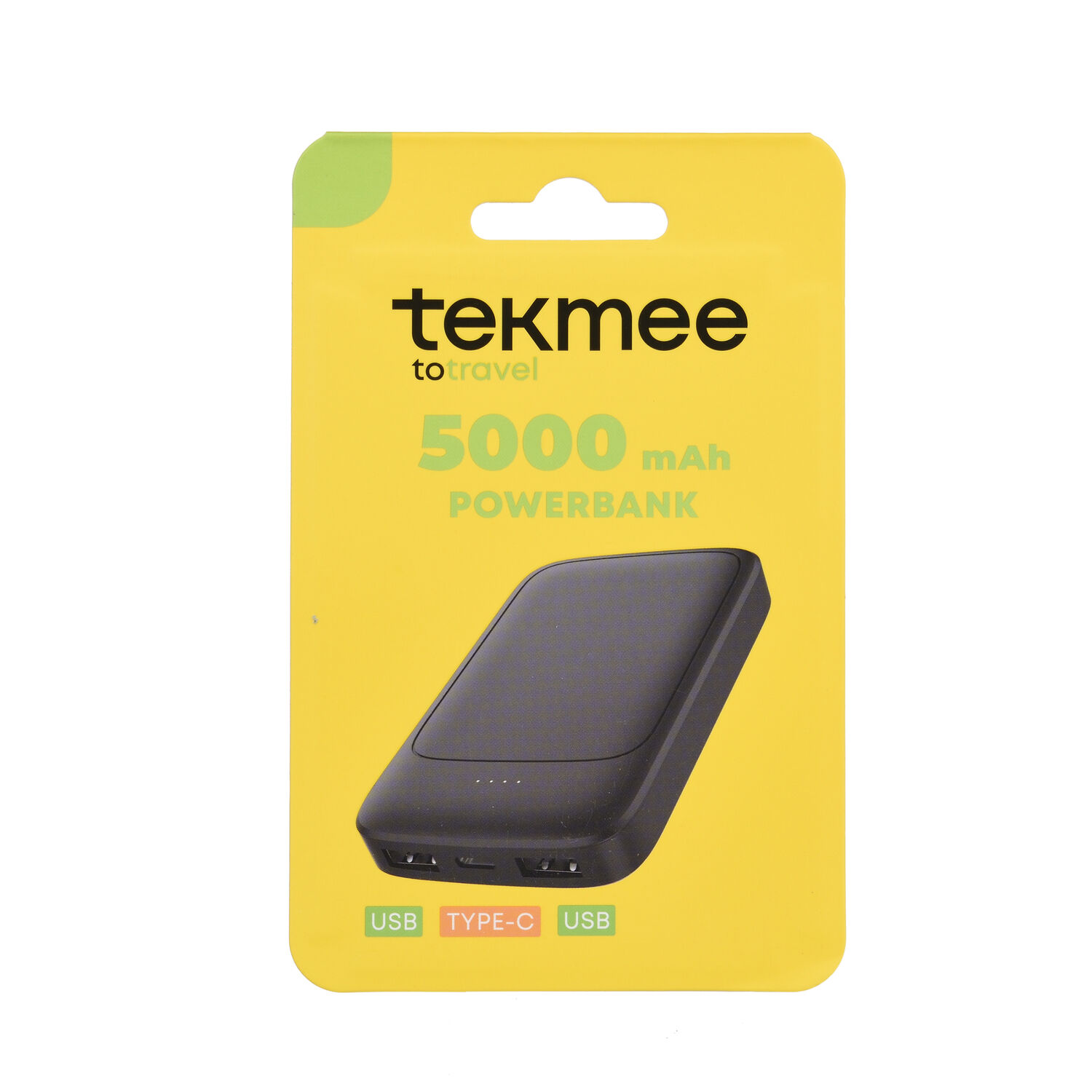 Batterie externe Power bank 5 000 mAh - TEKMEE