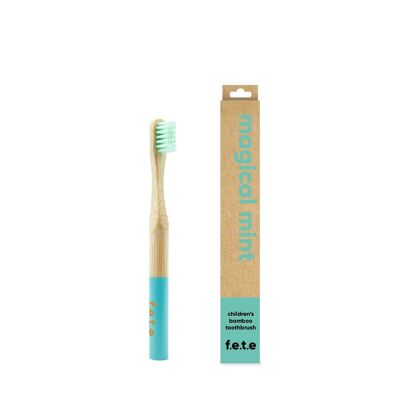 f.e.t.e Magical Mint Children's Soft Bamboo Toothbrush