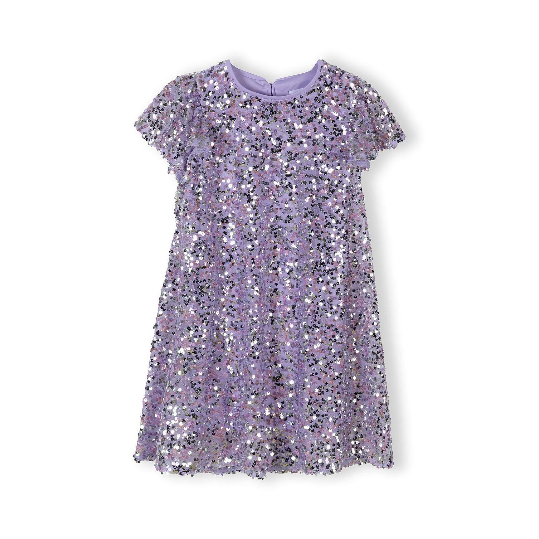 Sequin Party Dress, Multicolour, Lilac