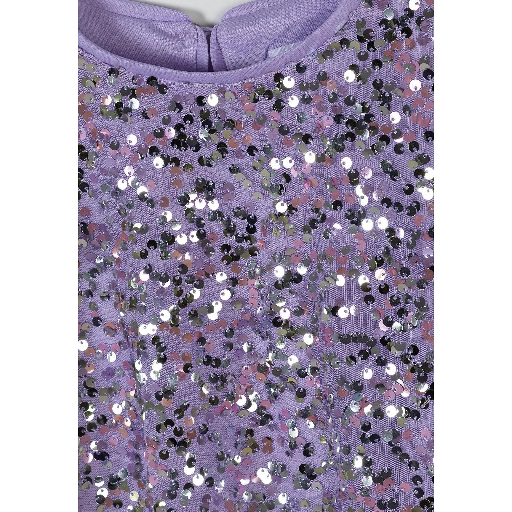Sequin Party Dress, Multicolour, Lilac