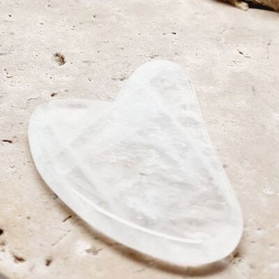 Gua Sha Heart - Cristal de Roche