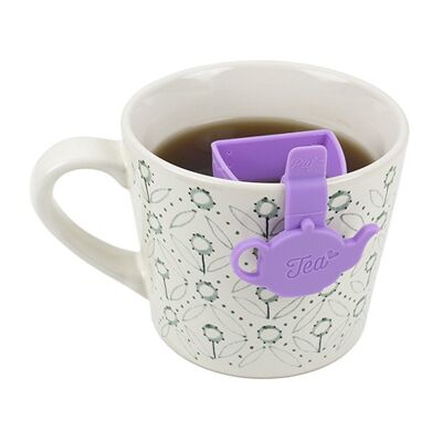 Tetera con colador de té :: Bestseller morado apto para uso alimentario