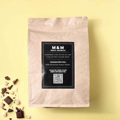 M&M India Arabica Spécialité Café Grains 5000 grammes