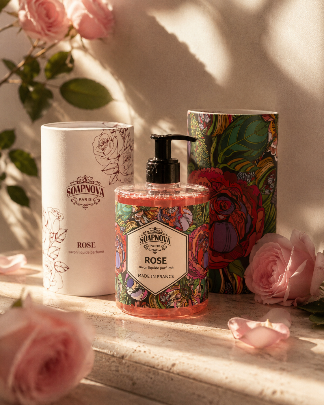 ROSE – Premium Scented Liquid Soap 500 ml | Made in France | Designer Soap