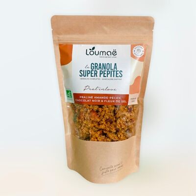 Super Pépites Pral'inlove Granola - Almond-Pecan Praline, Dark Chocolate & Organic Fleur de Sel