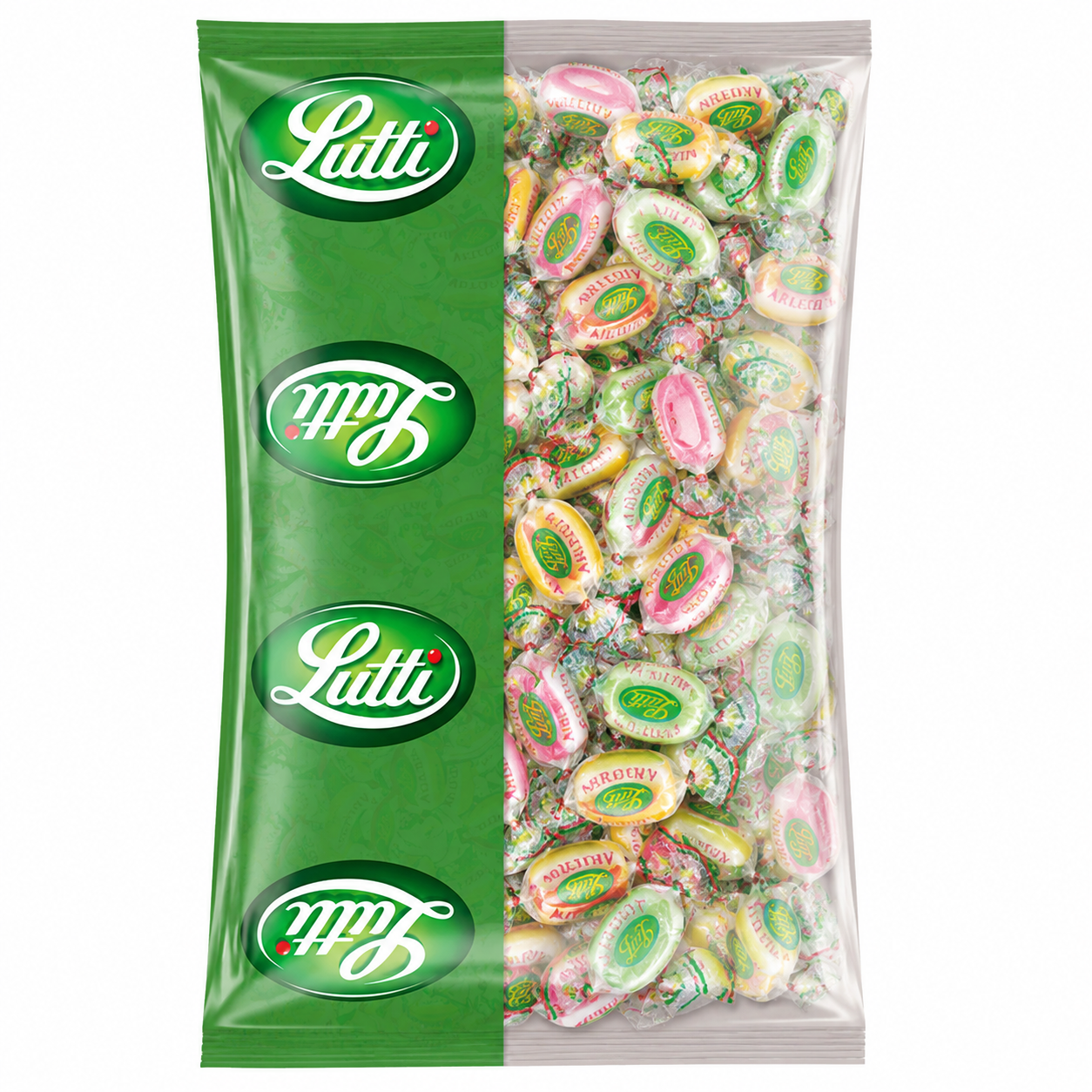 Lutti Harlequin Cocktail 2.91 kg – Assortment of Loose Fruity and Sour Candies