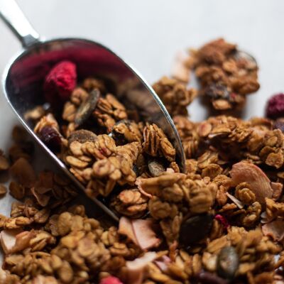 Super Nuggets Berrylicious Granola - Raspberry, cranberry & coconut - 5KG BIO