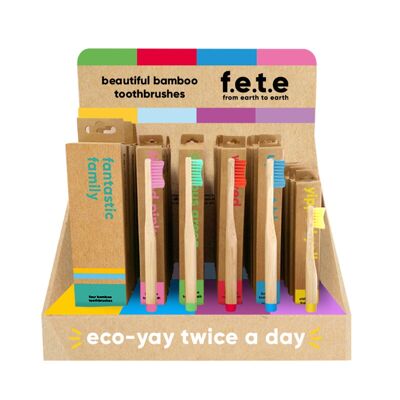 Starter Toothbrush Pack f.e.t.e Counter Display Unit Starter Pack & freebies