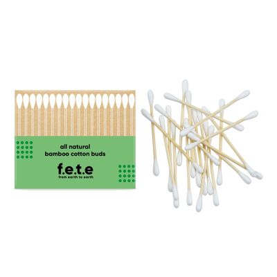 Auriculares de algodón de bambú f.e.t.e.