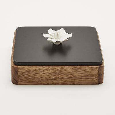 Luxury box in wood and porcelain - KANA