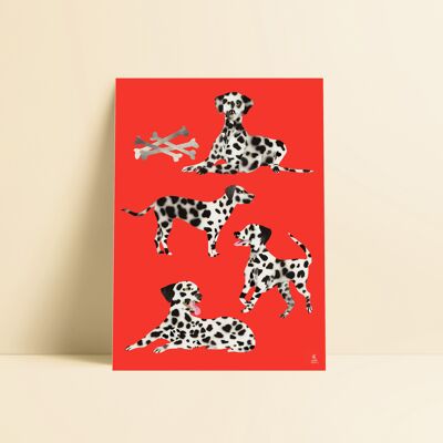 Affiche _ Les dalmatiens_