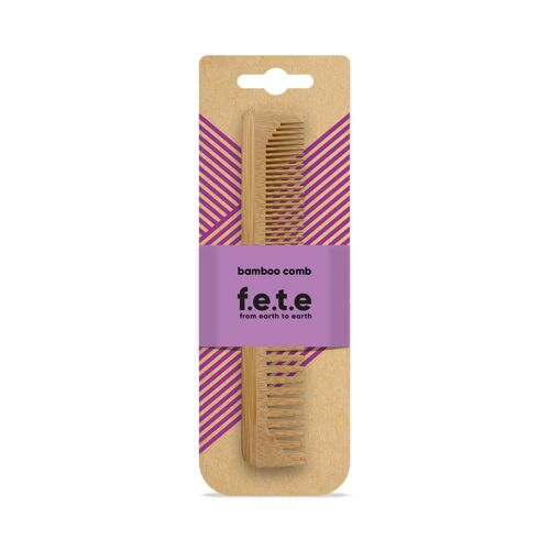 f.e.t.e Narrow Toothed Bamboo Comb