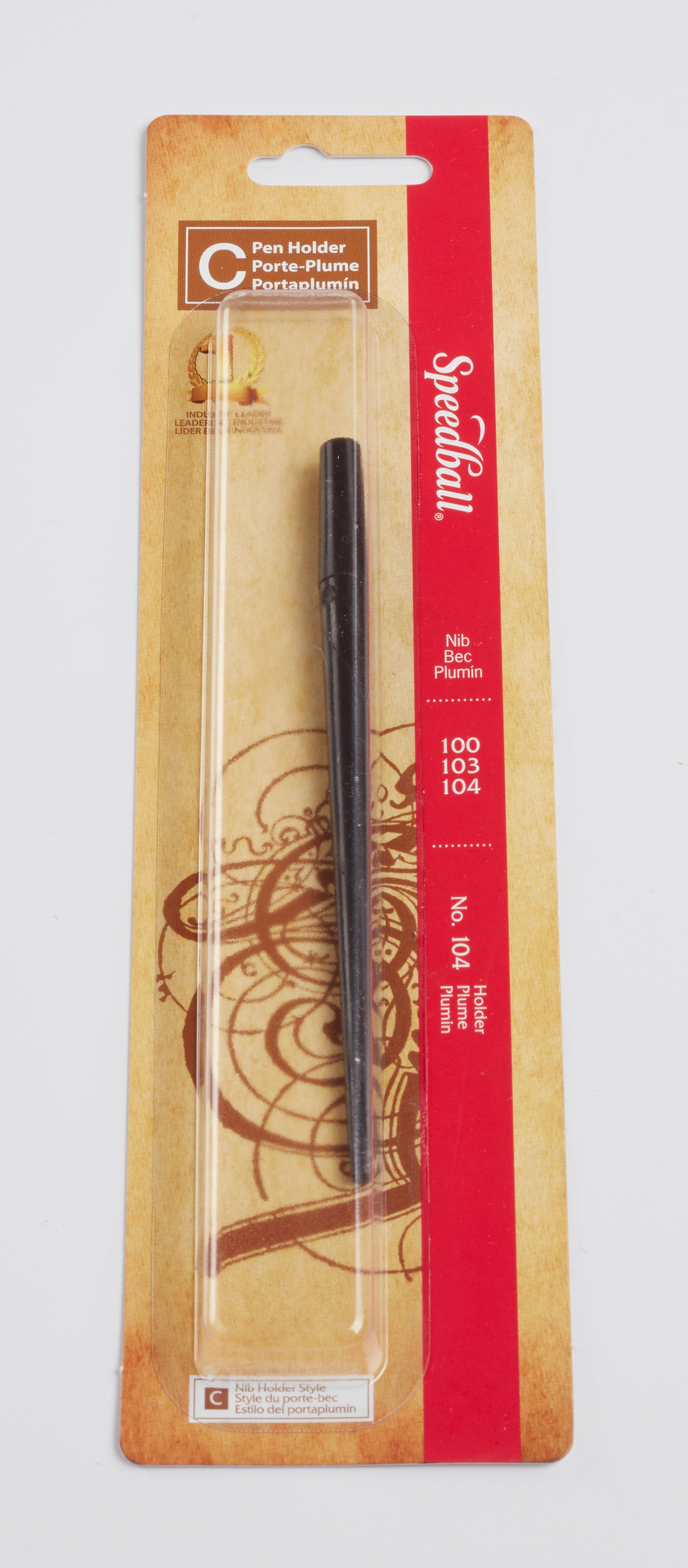 Speedball #104 Pen Holder, Carded, Use With Nibs #100 #103 #104, Writing, Handwriting, Calligraphy, Lettering Quill, Writers, Artists, Tool, For Adults, Kids Pen Set, Dip, Fountain Ink Style Pens