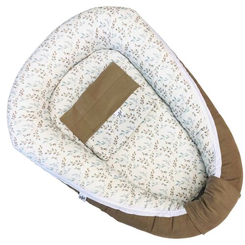 Babynest MMCHIC wilgentakje taupe