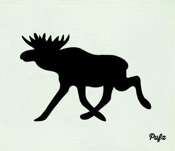 OFFRE SPÉCIALE :: Torchon Suédois Moose, Blanc 4