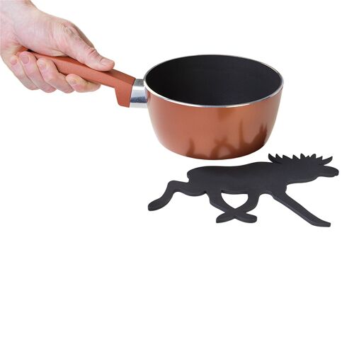 Trivet Mat Moose, black