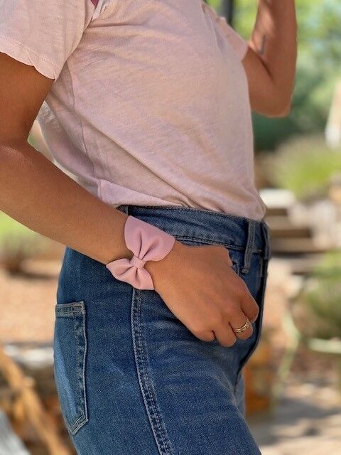 brazalete rosa caramelo