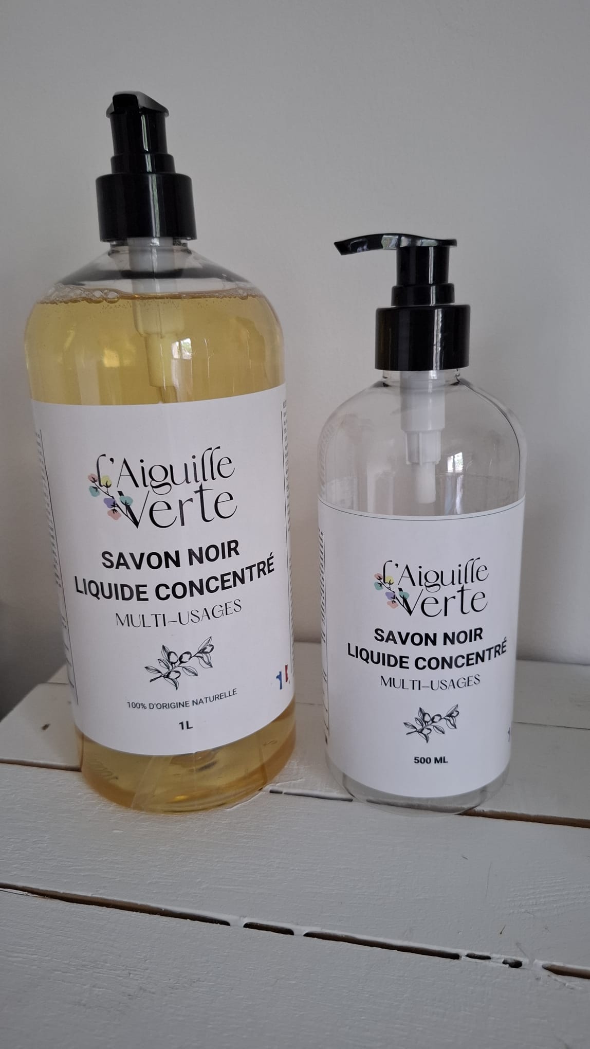 Savon noir liquide 500 ml concentré multi-usages