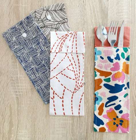 Pochette étui range couverts