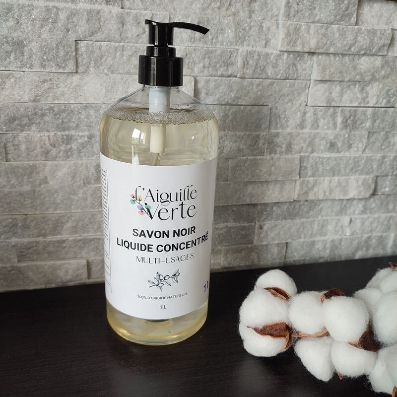 Savon noir liquide concentré multi-usages 1 litre