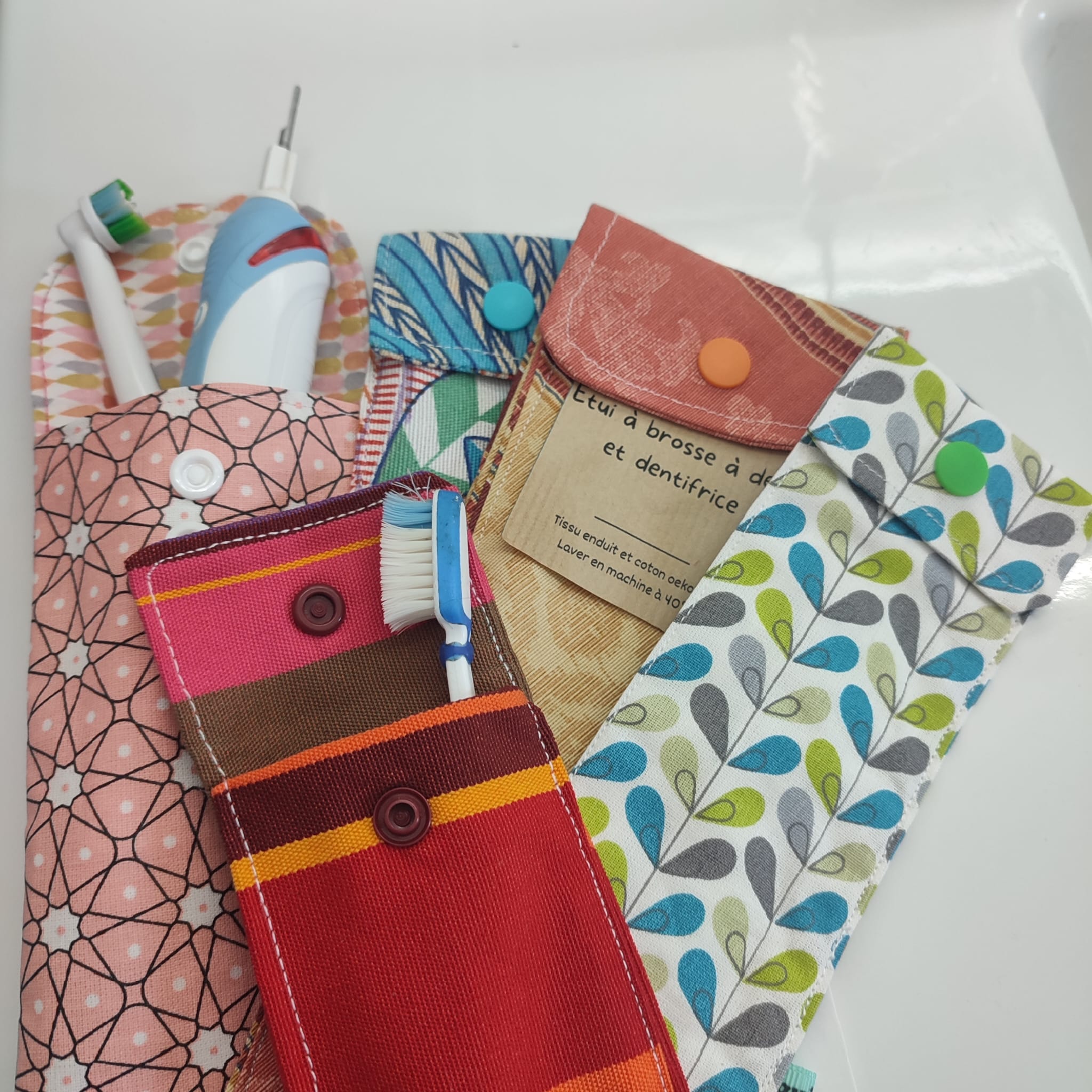 Étui / pochette à brosse à dents