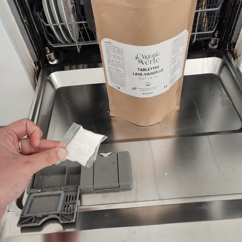 Pastille dose lave vaisselle hydrosoluble