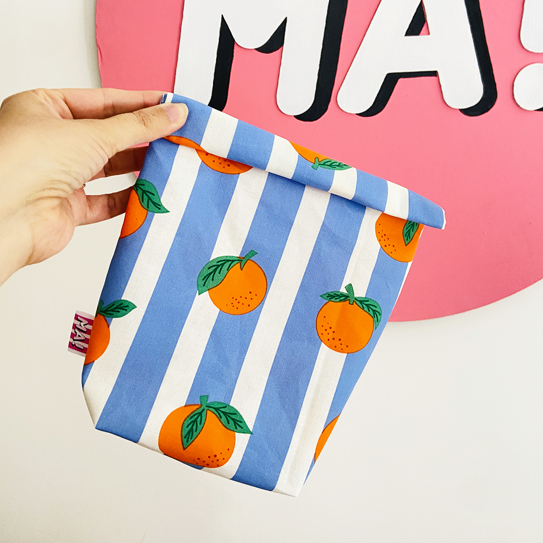 Mini lunch bag - mandarines