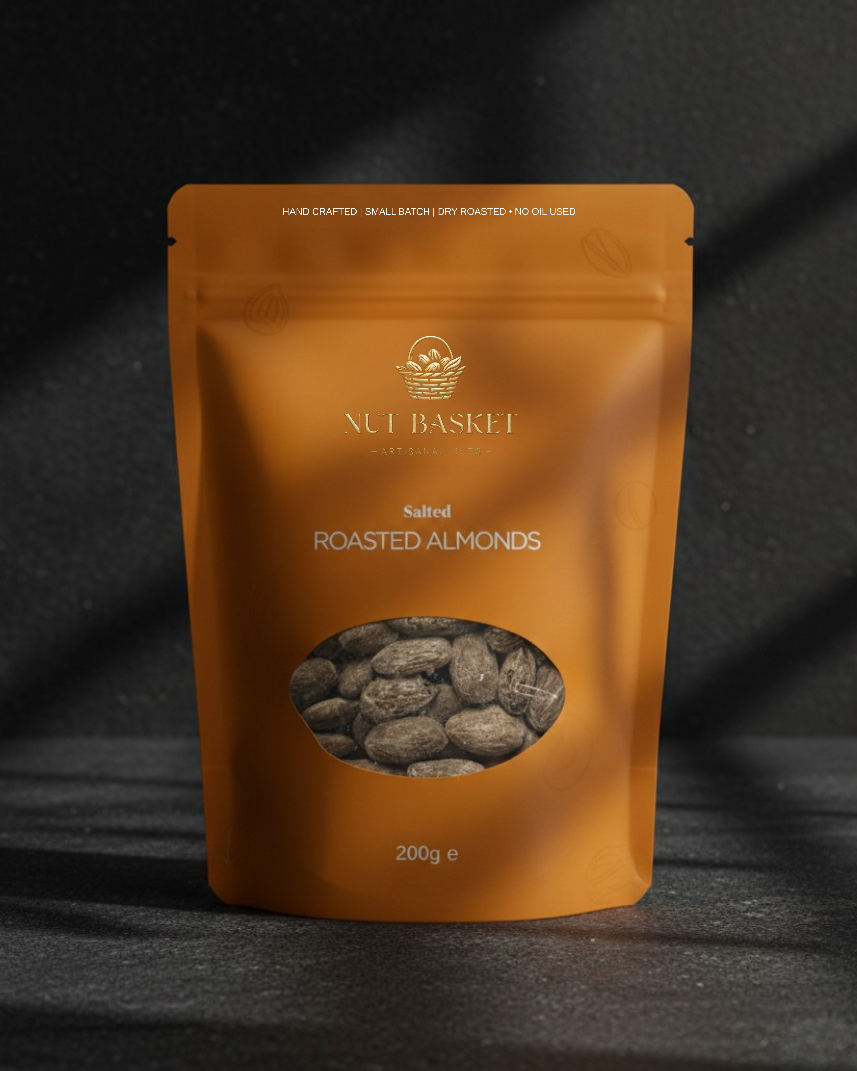 Nut Basket - Salted Roasted Almonds – Premium Roasted Nuts