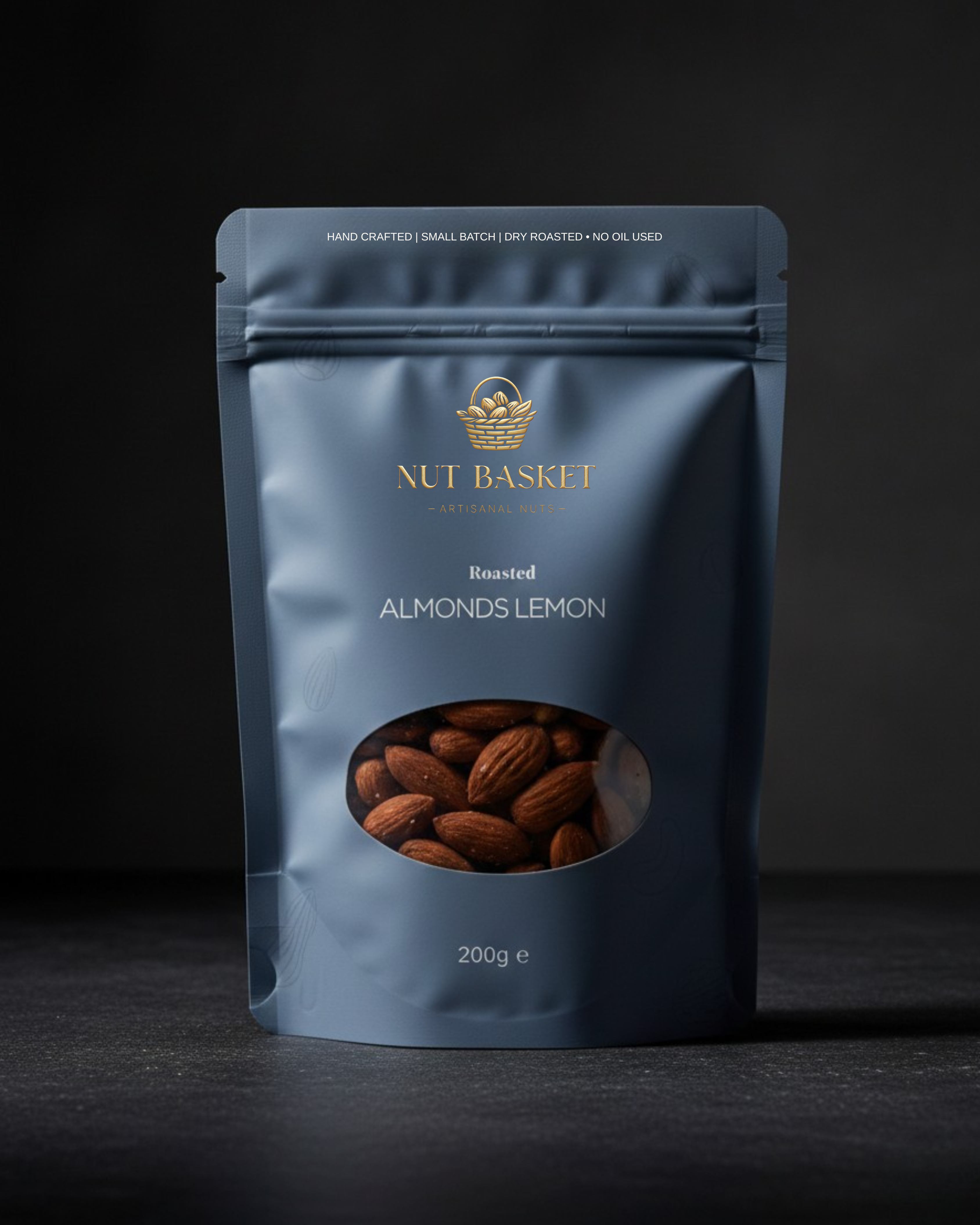 Nut Basket - Roasted Almonds Lemon – Premium Flavoured Almonds