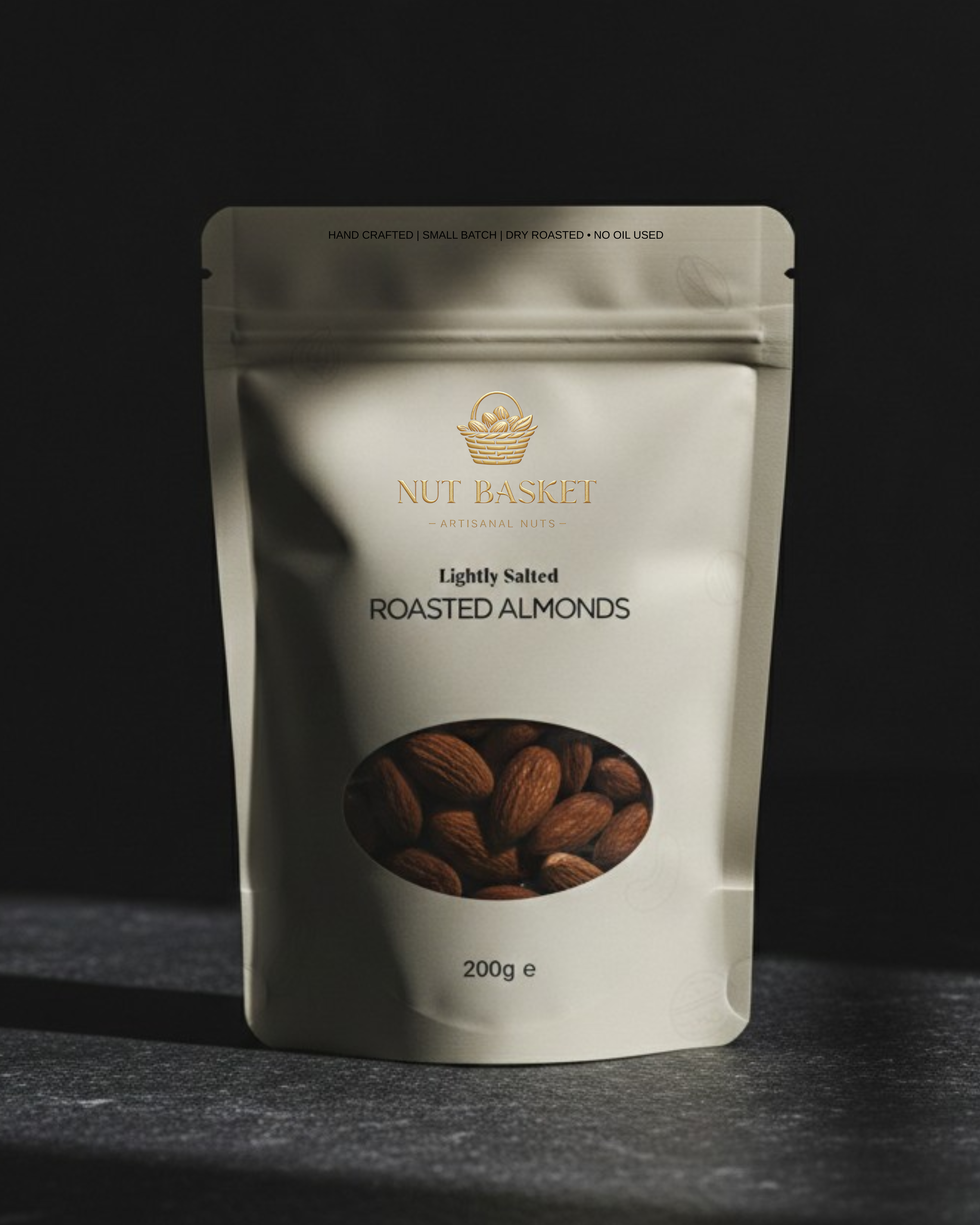 Nut Basket - Lightly Salted Roasted Almonds – Premium Roasted Nuts