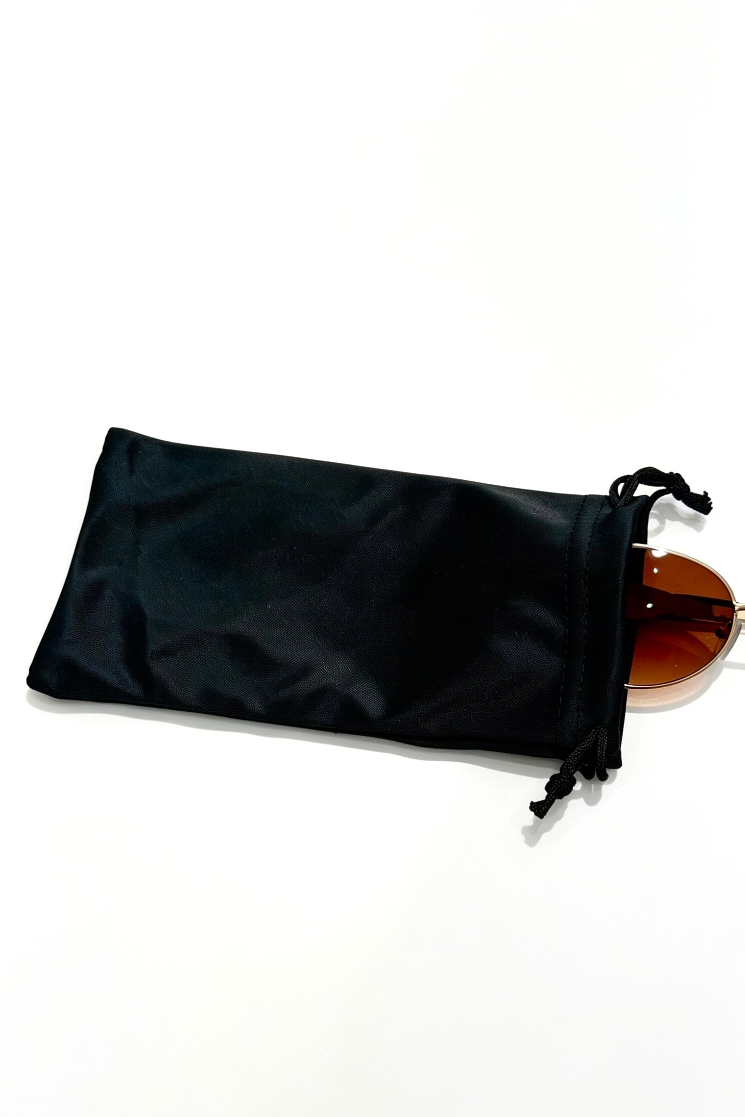 Soft pouch for black glasses