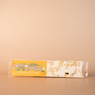 Soft white nougat with Mirabelle plums - 100g - Artisanal
