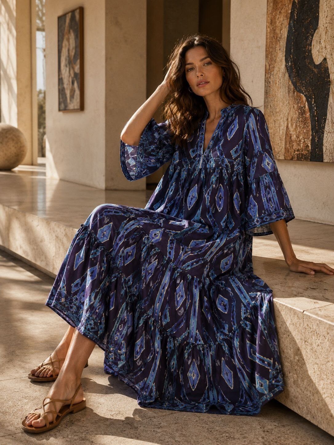 LONG BOHO DRESS