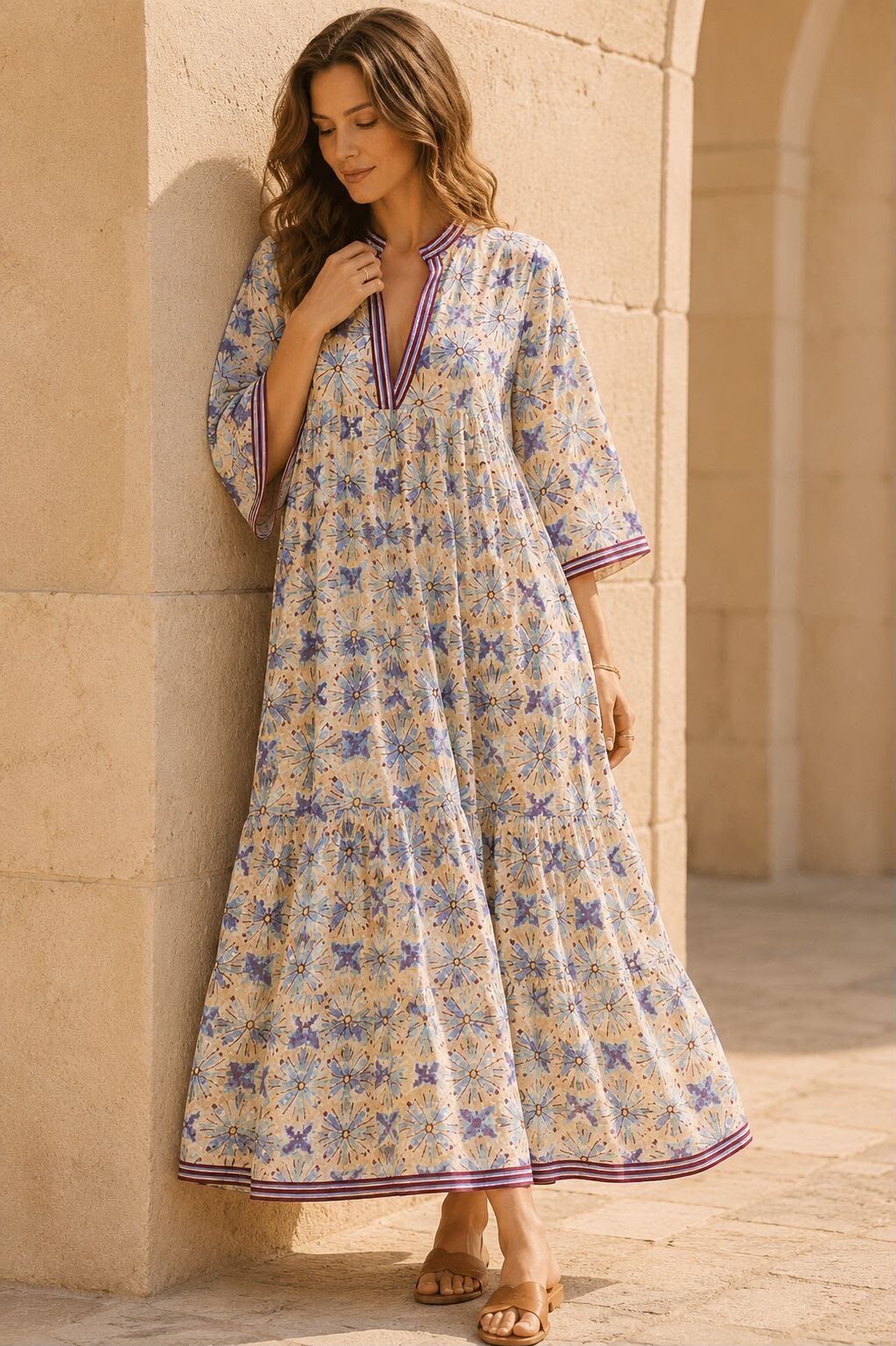 Bohemian cotton dress