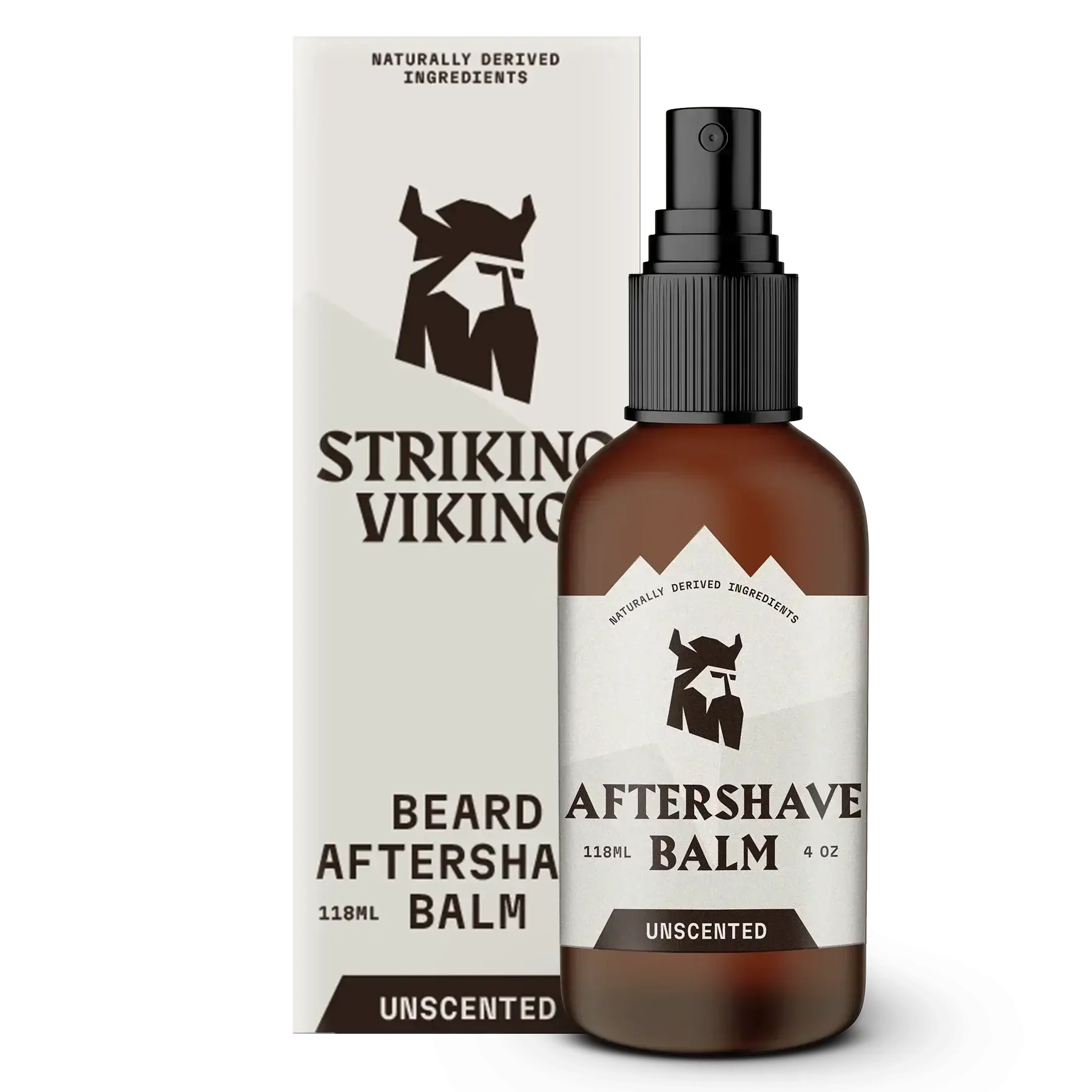 Striking Viking Unscented After Shave Balm for Men | Soothing Hydrating Post Shave Care