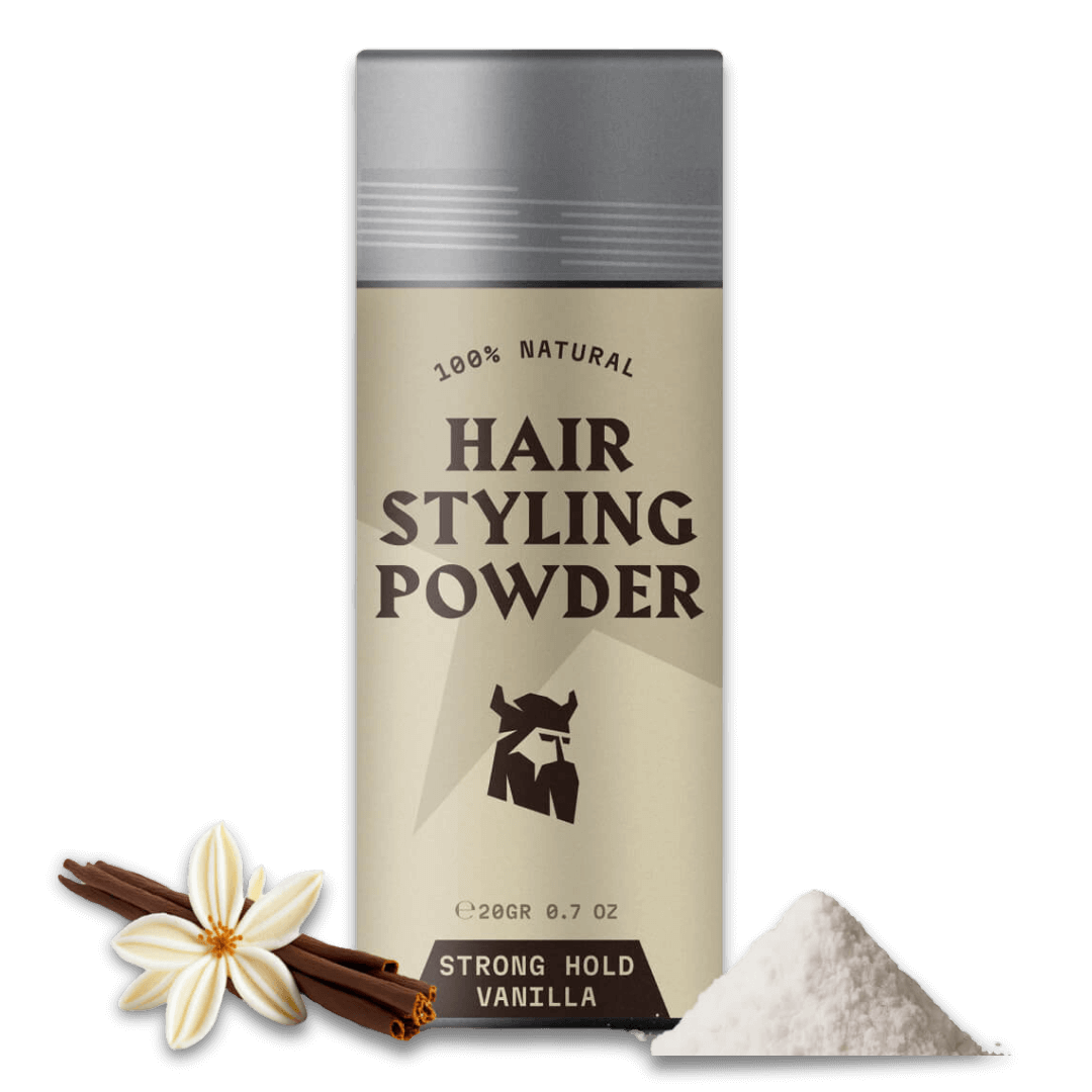 Striking Viking Hair Styling Powder Vanilla Strong Hold 20g | Volume & Texture Powder