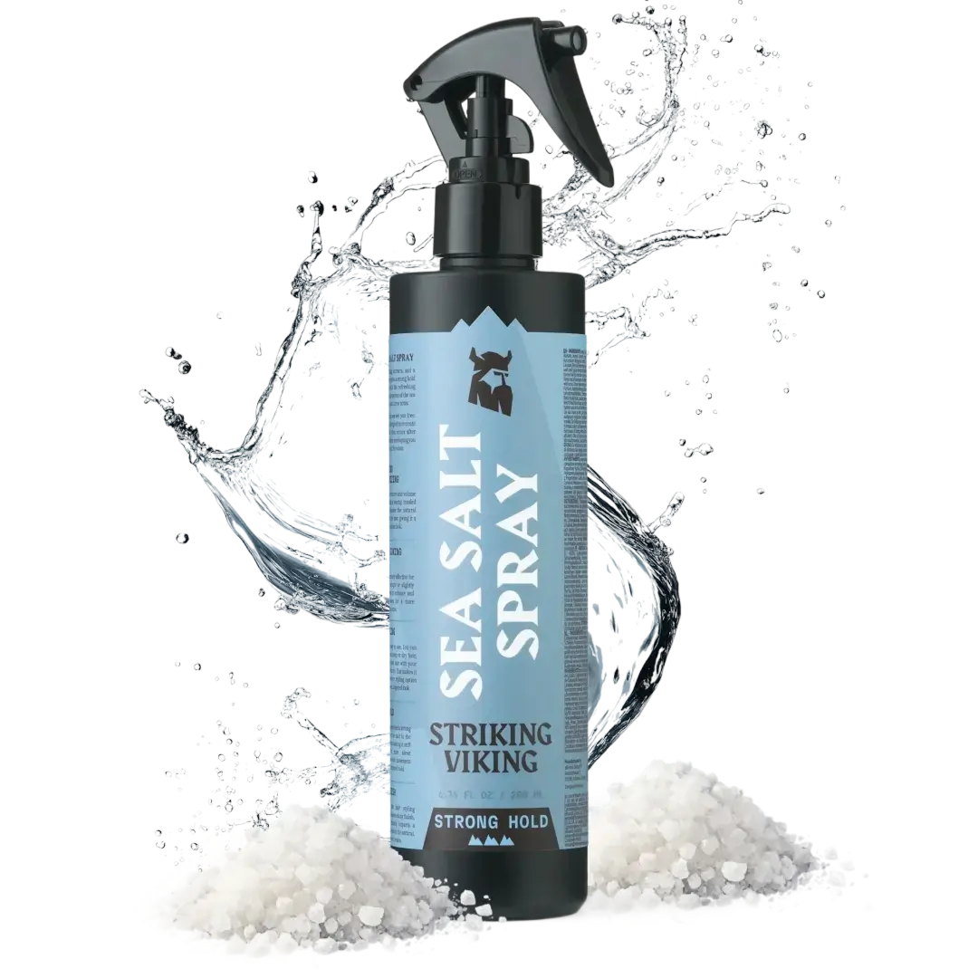 Striking Viking Sea Salt Spray Blue Ocean 200ml | Light Hold Beach Texture Spray for Men