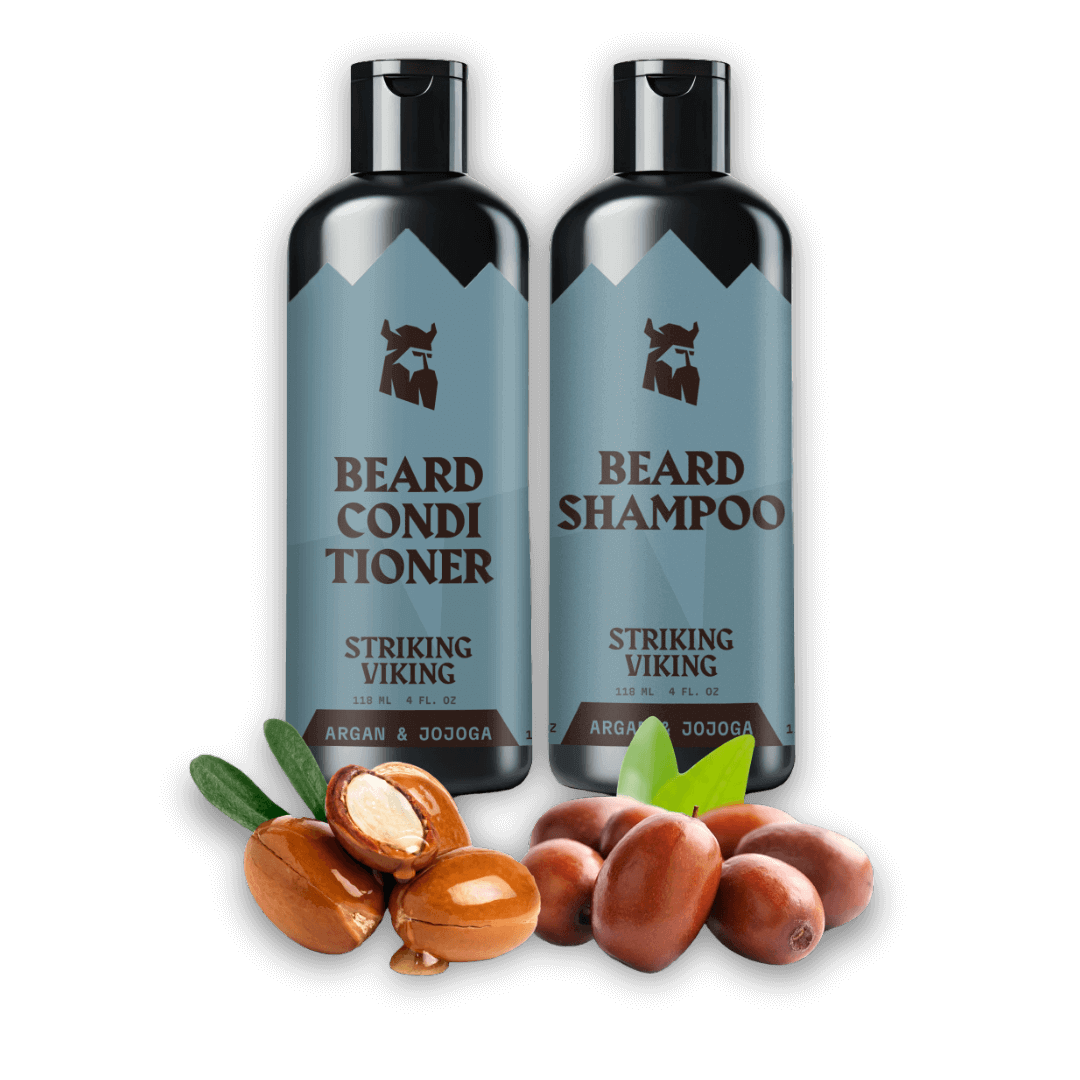 Beard Shampoo & Conditioner Cologne - Argan & Jojoba Oil