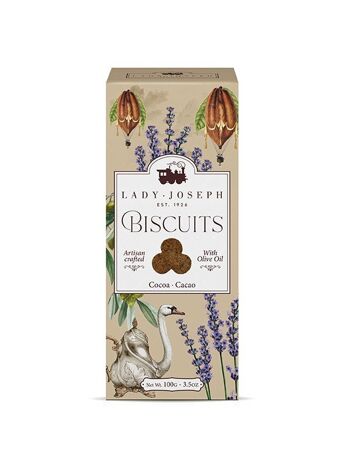 Délicieux biscuits artisanaux au cacao 100g 2
