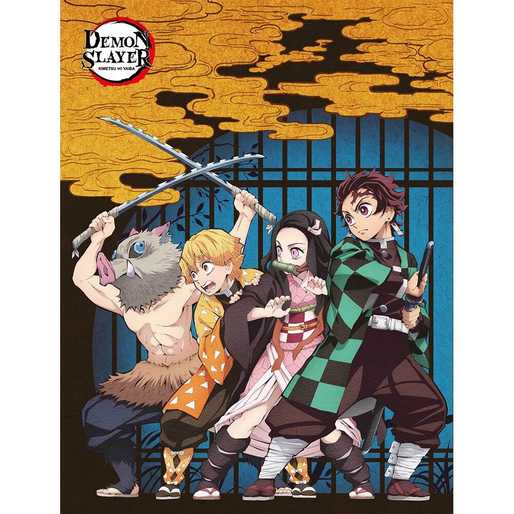 Plaid Manga Demon Slayer Variations: Tanjiro, Nezuko, Zenitsu & Inosuke