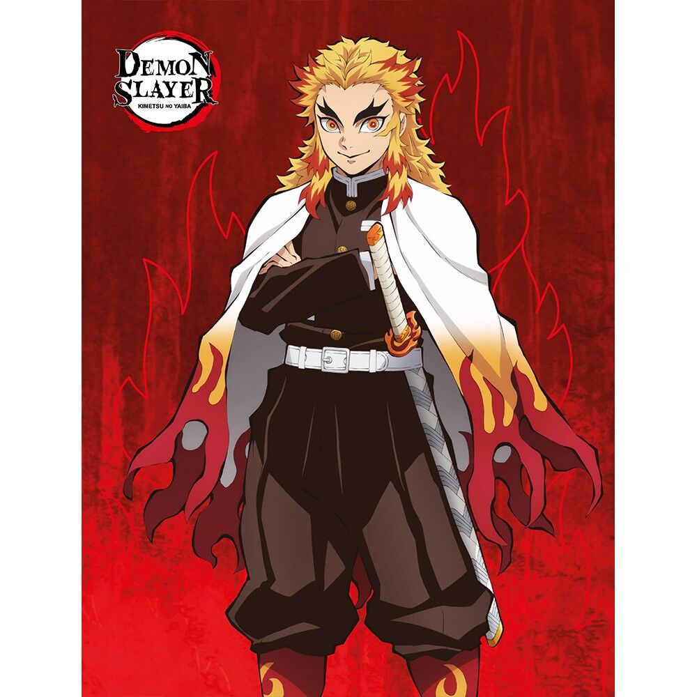 Demon Slayer Manga Plaid - Variations: Kyojuro Rengoku