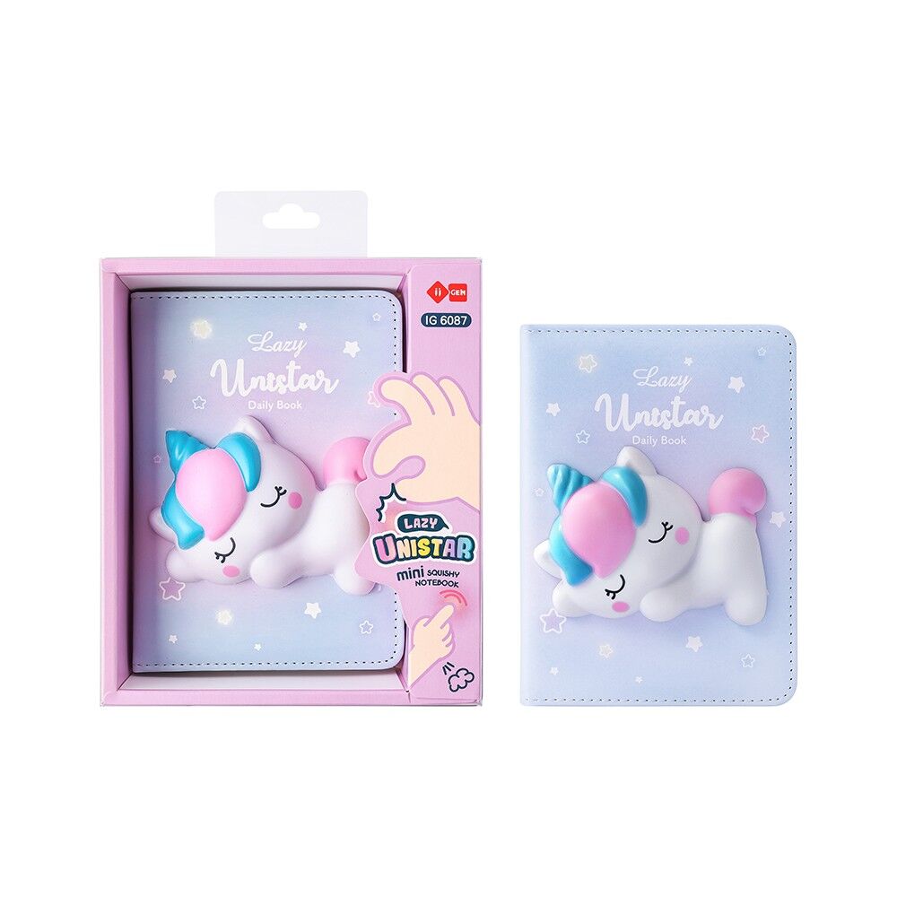 Mini Kawaii Girly Squishy Notebook - Unicorn Variations