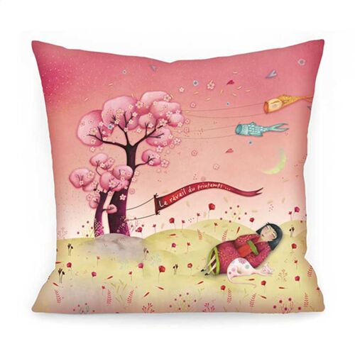 Housse de coussin retour du printemps