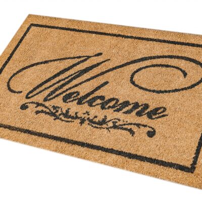 Doormat Natural Coir - 56x91cm - Absorbent surface , Anti Slip surface -2